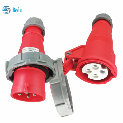IP67 presa di presa industriale 4 pin ((3P+E) 16 e 32 Amp Tipo di attracco