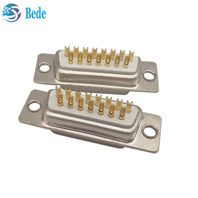 Top-notch D-Sub 15 connettori femminili resistenza all'isolamento 5000 Megohms Min connettore stile D-SUB 15