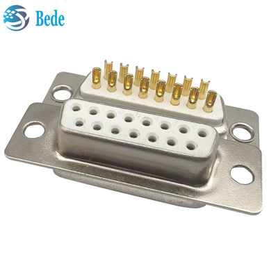 Top-notch D-Sub 15 connettori femminili resistenza all'isolamento 5000 Megohms Min connettore stile D-SUB 15