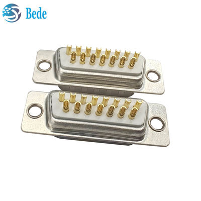 Top-notch D-Sub 15 connettori femminili resistenza all'isolamento 5000 Megohms Min connettore stile D-SUB 15