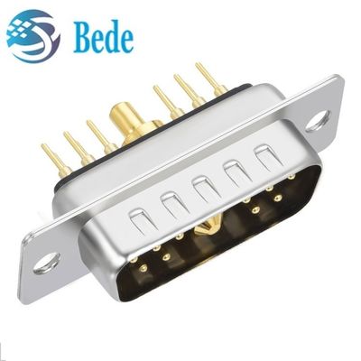 11W1 Combinazione D Sotto connettori maschio / femmina misto segnale di alta corrente e coassiale
