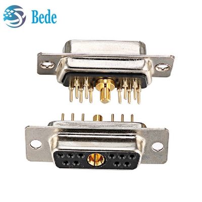 11W1 Combinazione D Sotto connettori maschio / femmina misto segnale di alta corrente e coassiale
