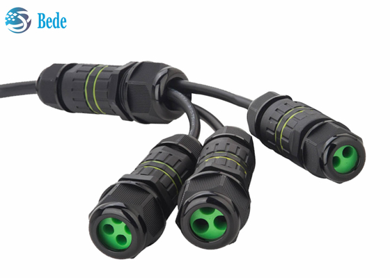 BEDE Outdoor IP68 5 Pin Waterproof Connector Output 2~4 cavi