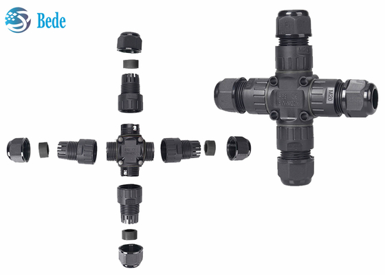 Tipo connettore impermeabile 3 di X di 4-Channel Ip68 - ideale di Pali per 3 Pin Wires