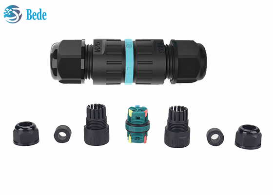 Connettori di cavo impermeabili fissanti rapidi di M25 Screwless 2 3 4 5 Manica 450V 40A dei pin 2