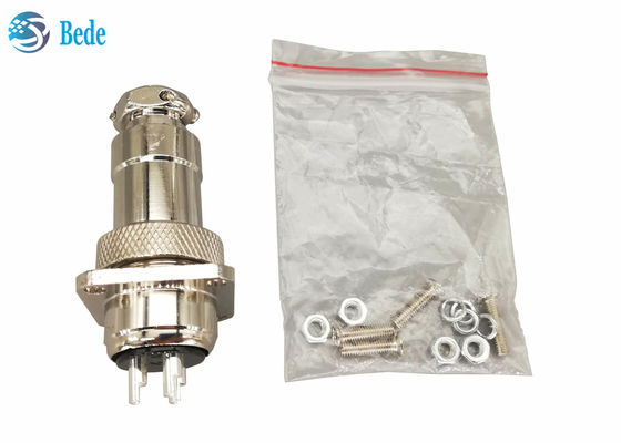 Connettore circolare da pannello a 9 pin - Connettore aeronautico a 2 pin GX20 con flangia quadrata M19 maschio femmina