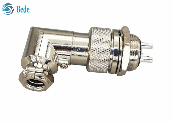 Set di connettori per montaggio a pannello Gx20 con gomito a 90 gradi ad angolo retto