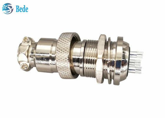 Connettore posteriore di montaggio in lega di zinco Gx20 per pannello di controllo industriale M19