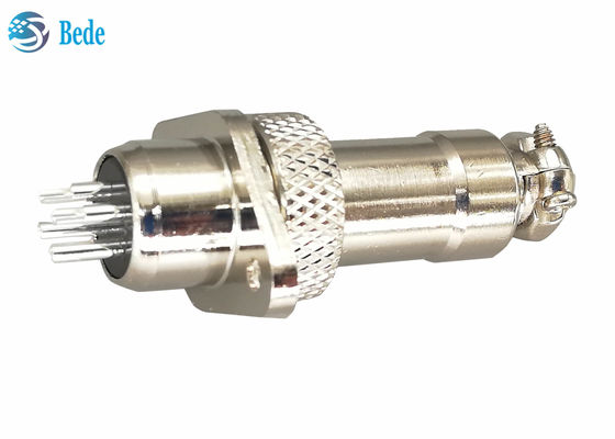 Connettori circolari militari della flangia Gx12 5 Pin Connector 3A 200V del rombo