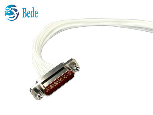 J30J‐25ZKP-30 25Pin Micro-D Connector con cavo di 30 cm con terminale di saldatura J30J-25TJS