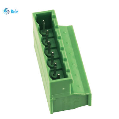 Blocco terminale plug-in connettore a filo maschio in linea 2EDGKR-5.08 300V 15A